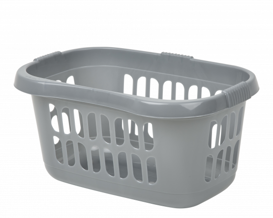 Wham HIPSTER LAUNDRY BASKET-SILVER 