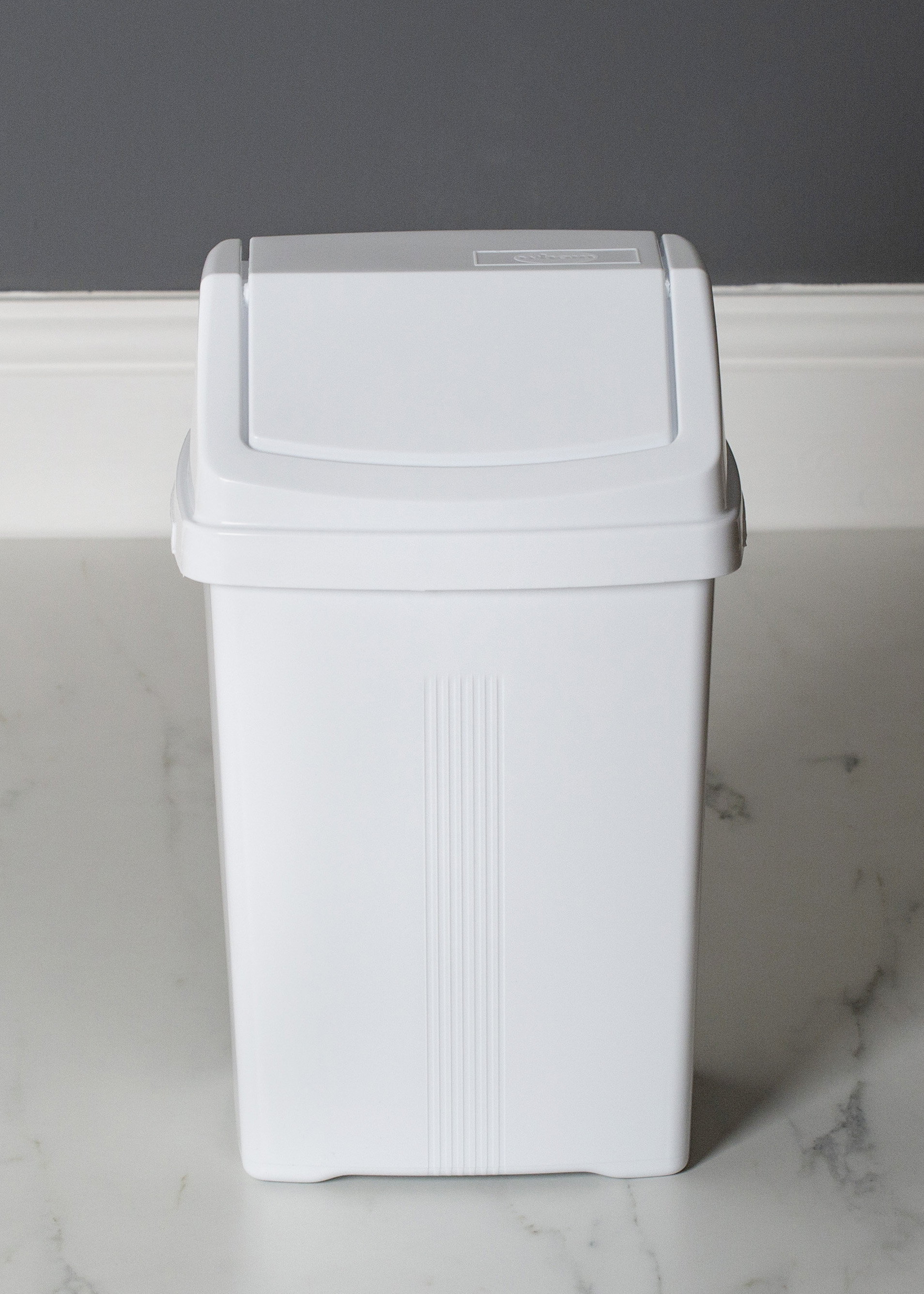 Casa 8L Swing Bin Ice White 11739 What More UK