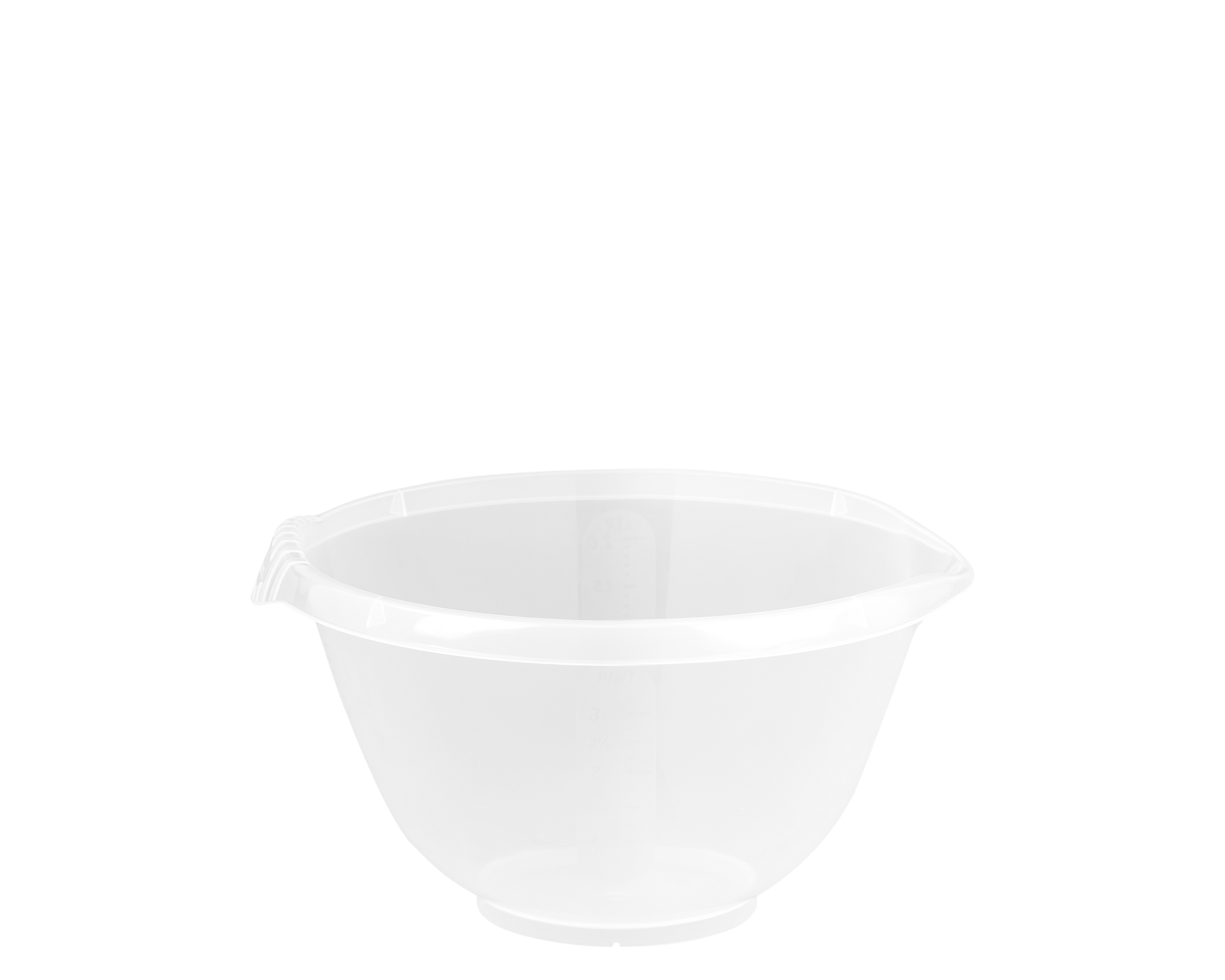 Cuisine 2L Mixing Bowl Clear 12180 What More UK