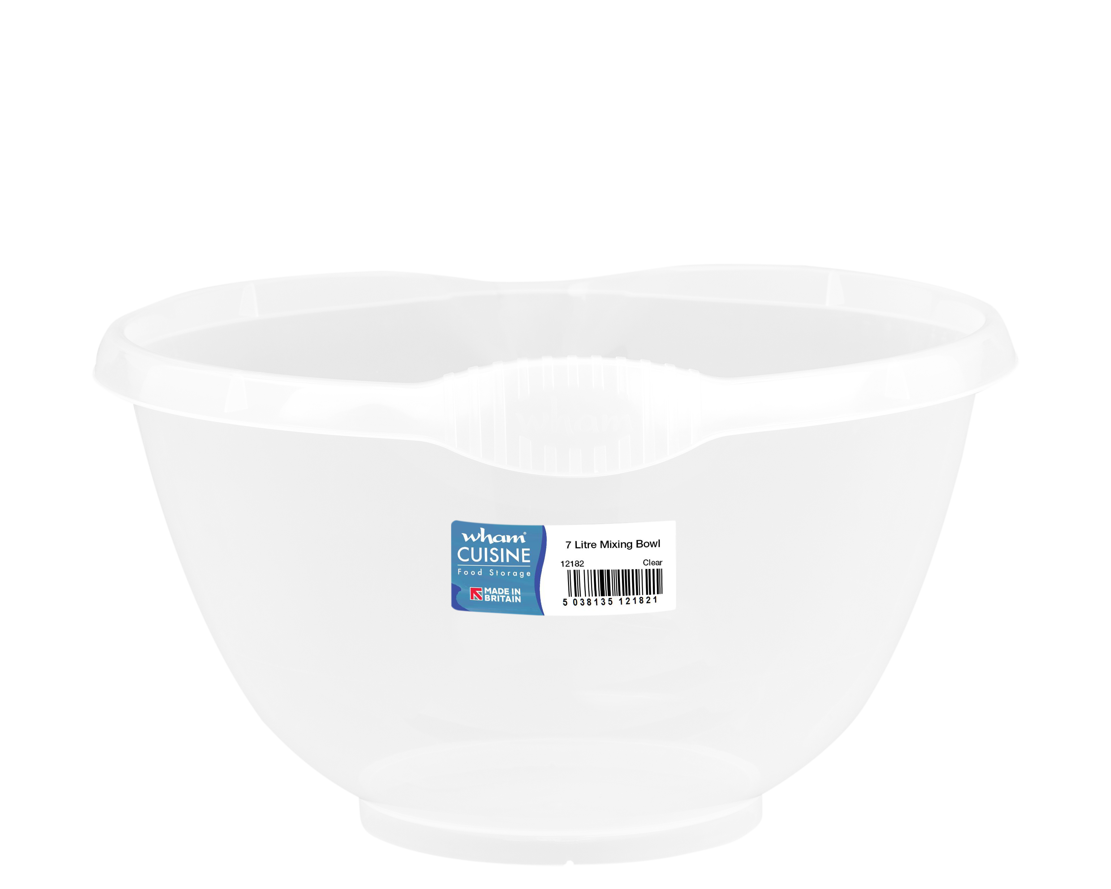 Cuisine 7L Mixing Bowl Clear 12182 What More UK