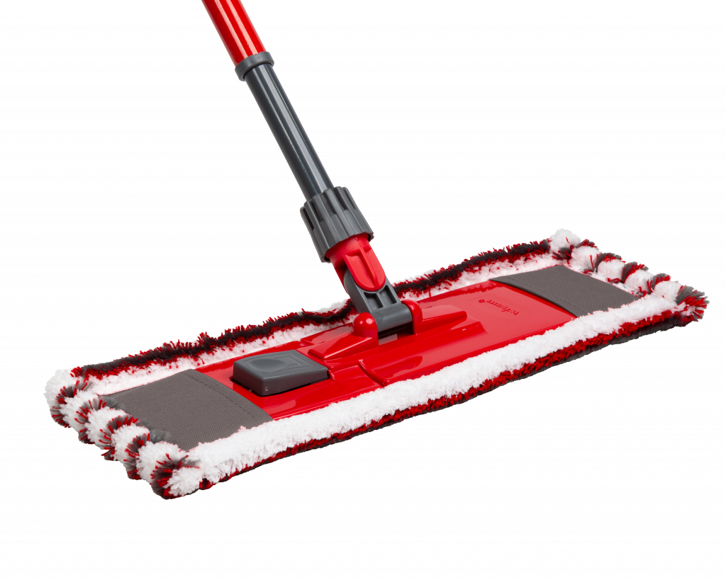 Wham Klean Microfibre Flat Mop Head Red/Grey 12705 What More UK