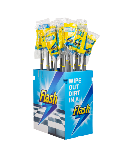 A Display Unit Filled with Flash Mops