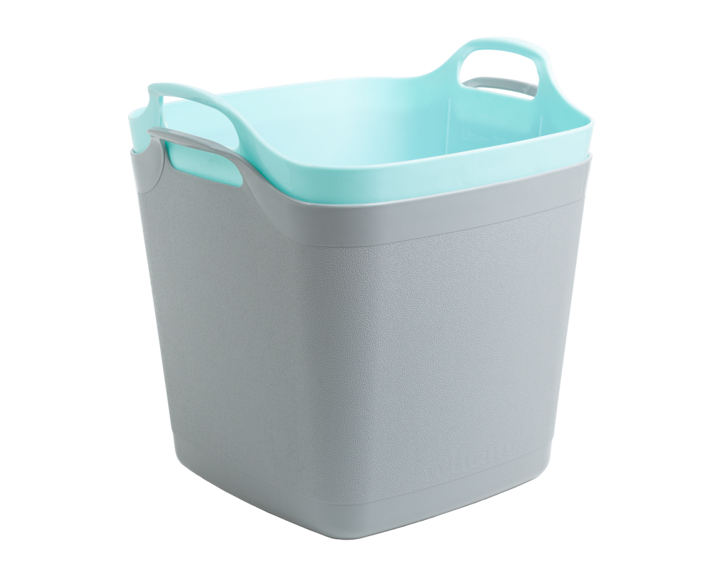 FlexiSquare 25L Graduated Tub Cool Grey 29352 What More UK