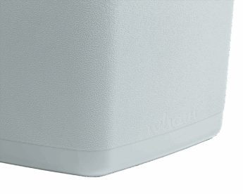 Flexi-Square 40L Graduated Tub Cool Grey - 29402 - What More UK