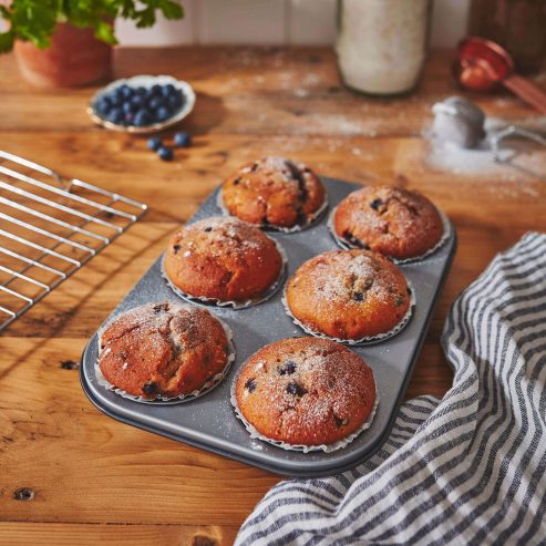 Baker Salt 6 Cup Muffin Tin WSP0.38 55910 What More UK
