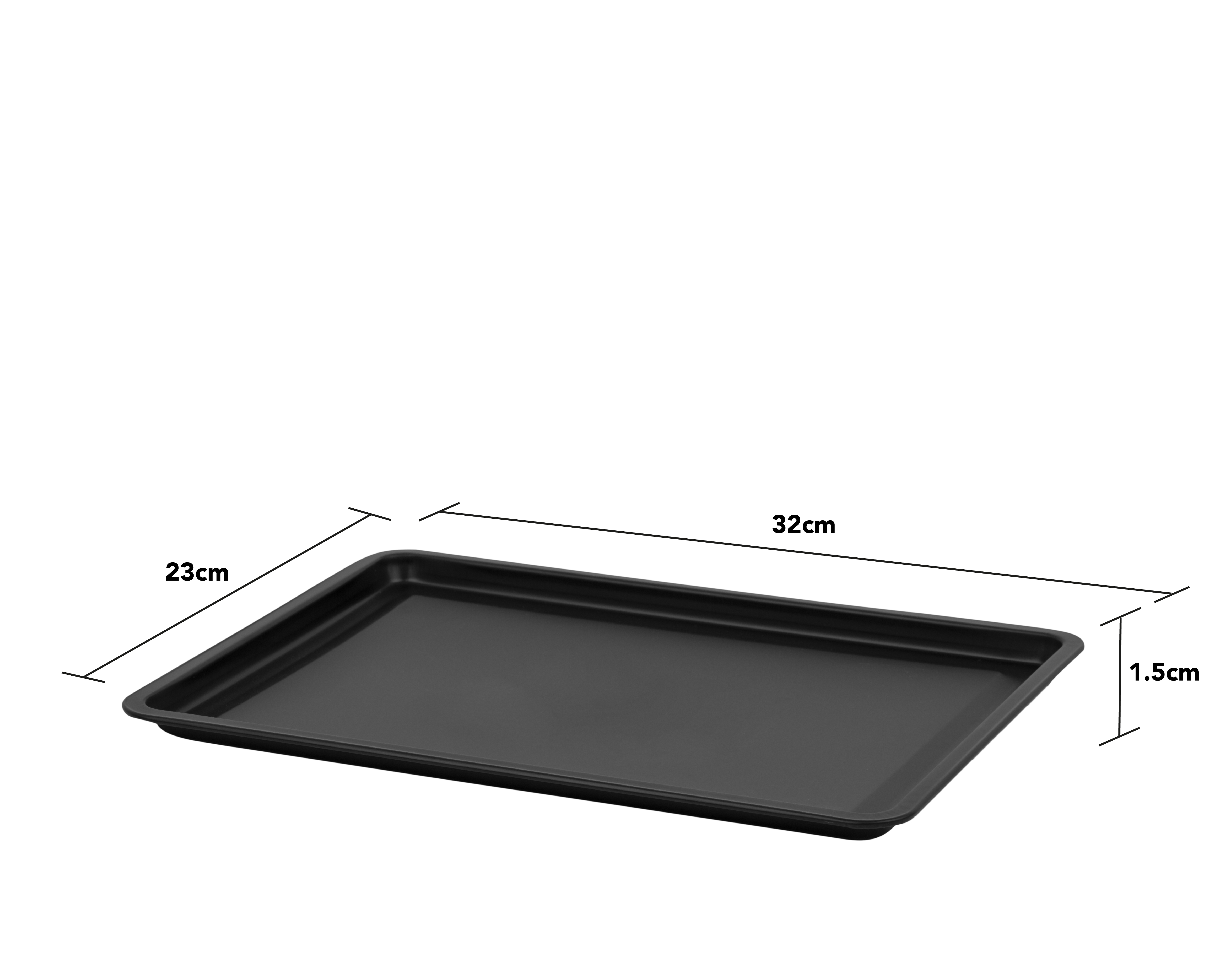 Wham Essentials 32cm Oven Tray 0.29 Black/Black 56026 What More UK