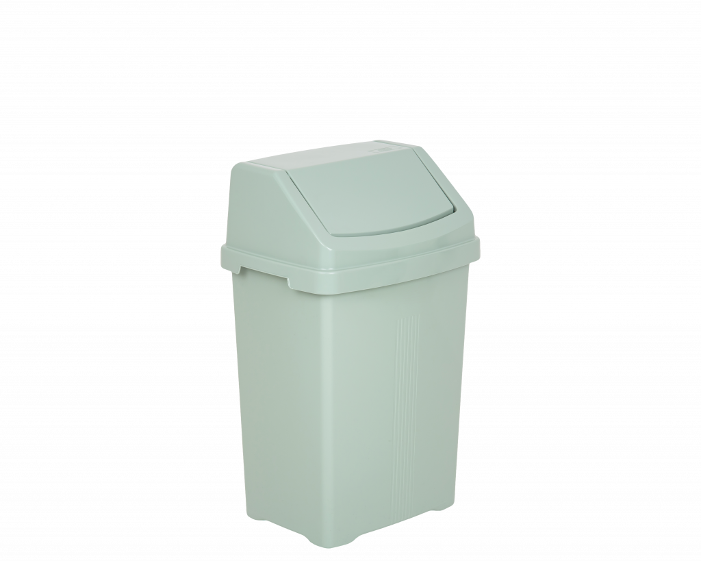 Casa 25L Swing Bin Silver Sage 17056 What More UK
