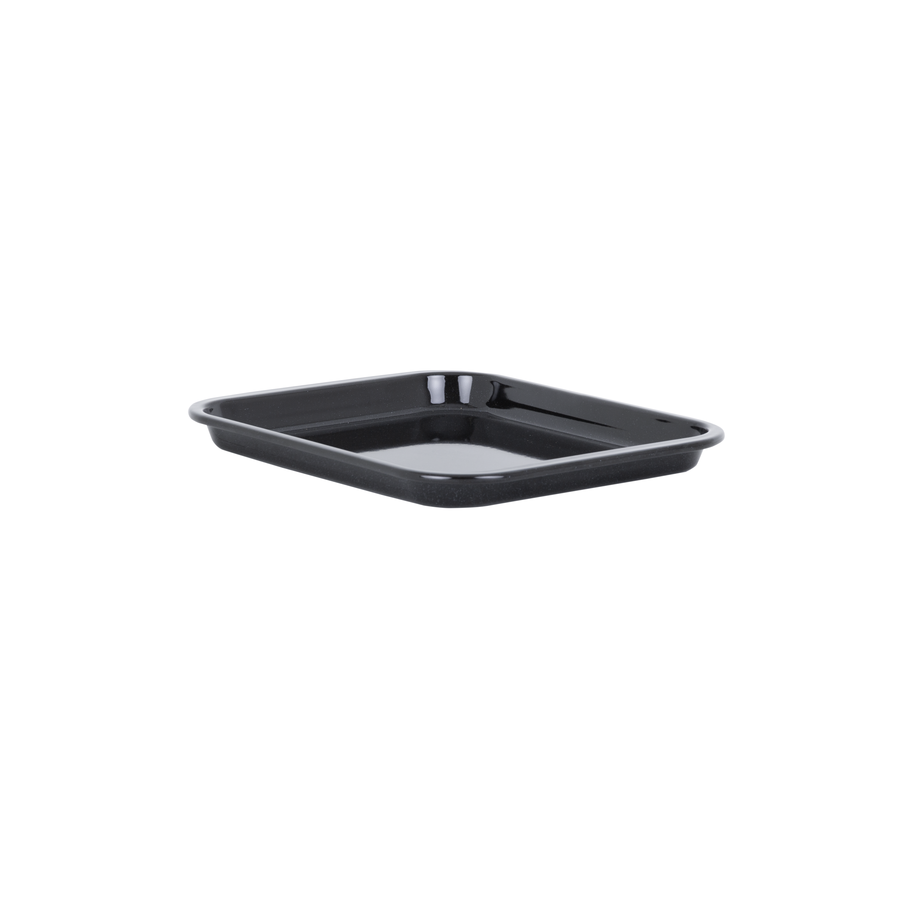 Enamel 0.6mm 30cm Oven Tray Black 54231 What More UK