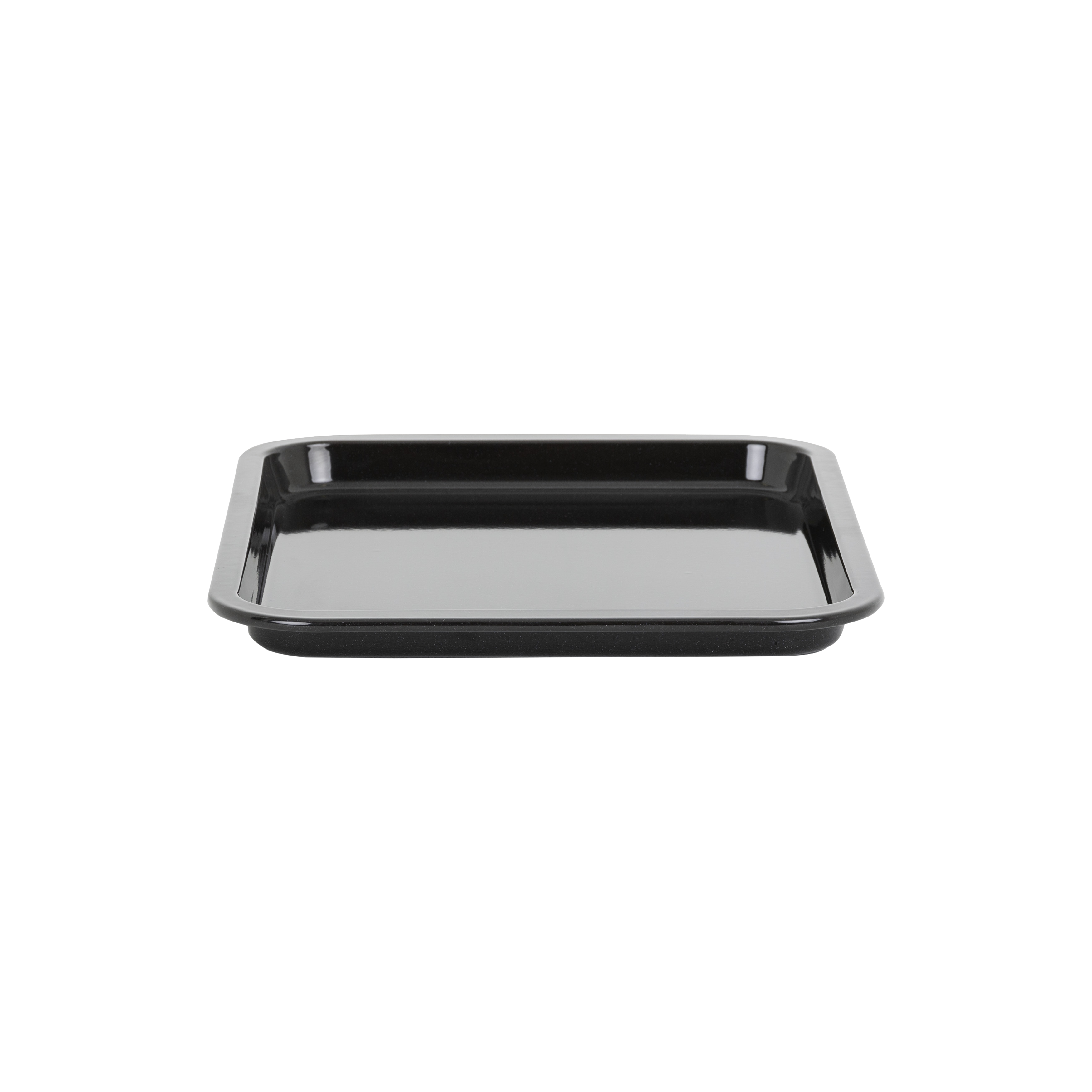 Enamel 0.6mm 41cm Oven Tray Black 54251 What More UK