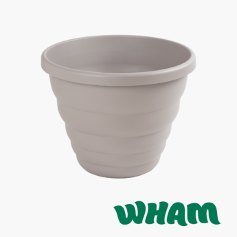H346 Beehive 66cm Round Pot Fawn