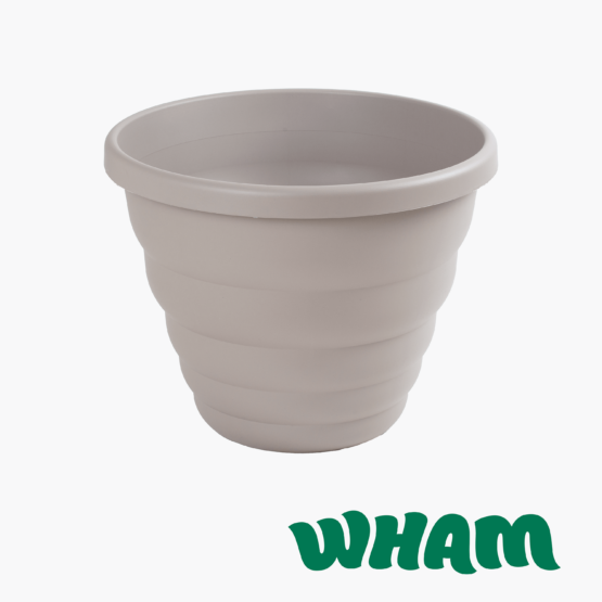 H346 Beehive 66cm Round Pot Fawn