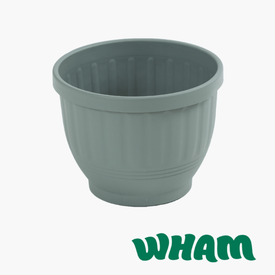 Etruscan 25cm Round Planter Milleu Green