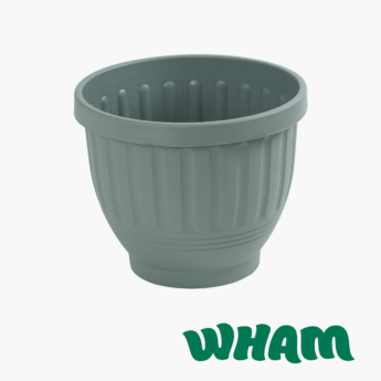Etruscan 47cm Round Planter Milleu Green