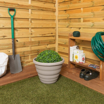 Beehive 40cm H342 Pot Round Fawn