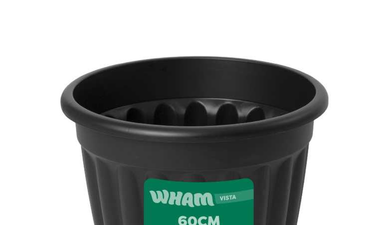 Vista 60cm Planter Round Black