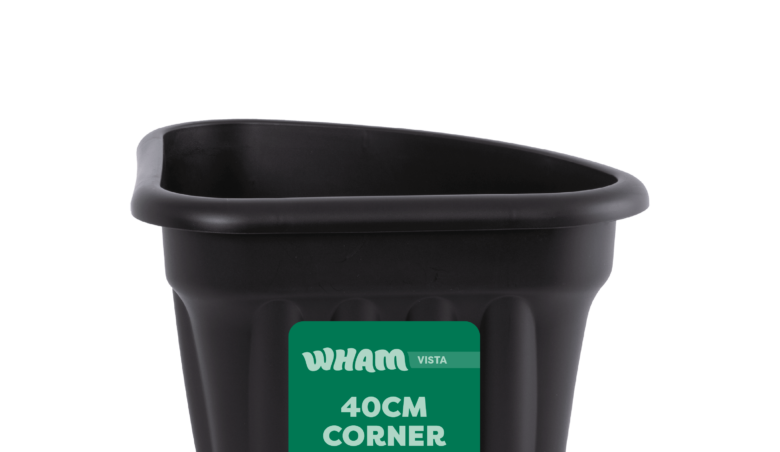 Vista 40cm Planter Corner Black